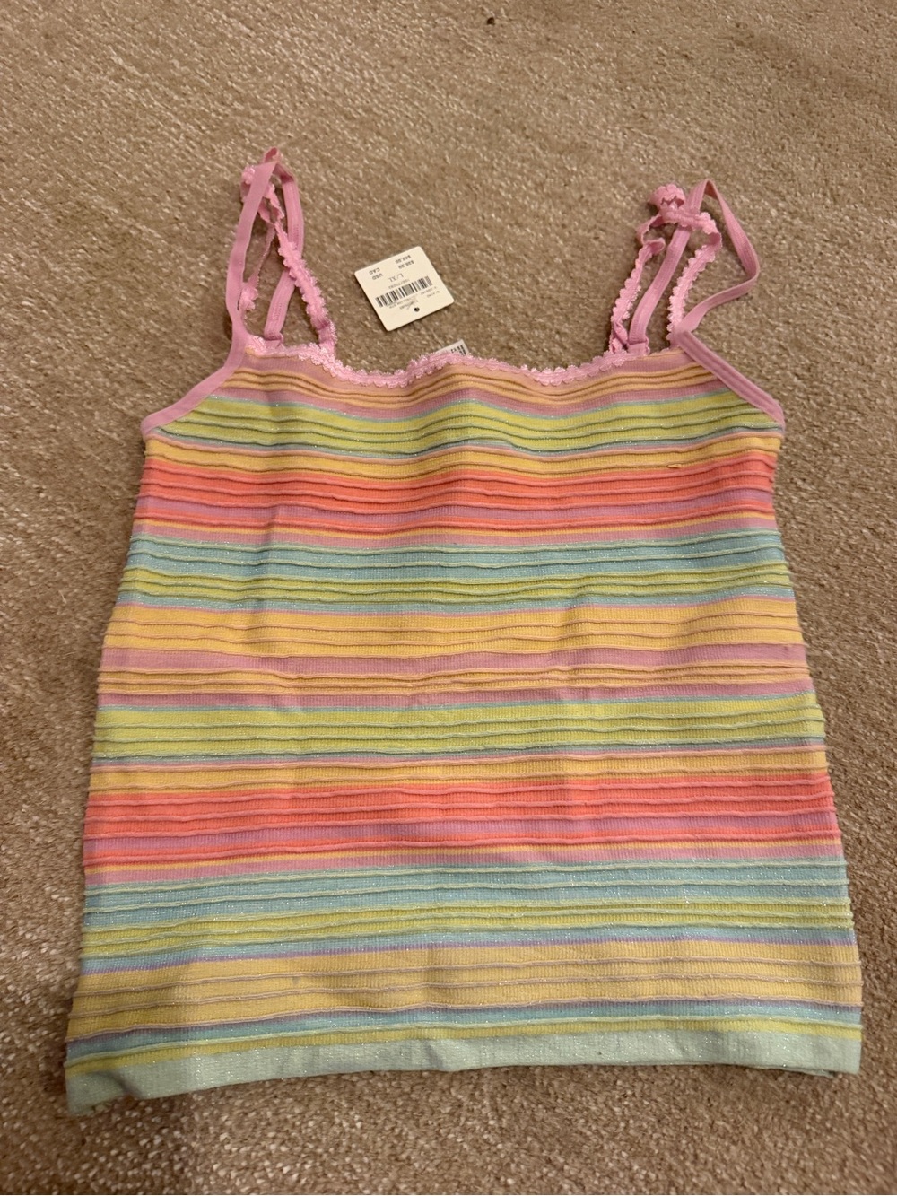 Anthropologie Summer Sparkle tank